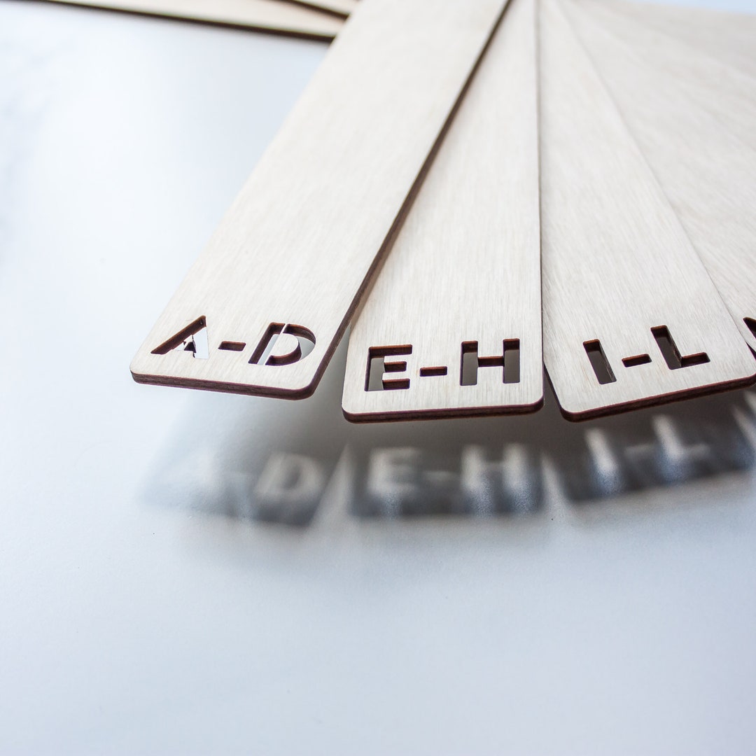 Alphabetical Vinyl Record Organizers for LP Storage - Etsy