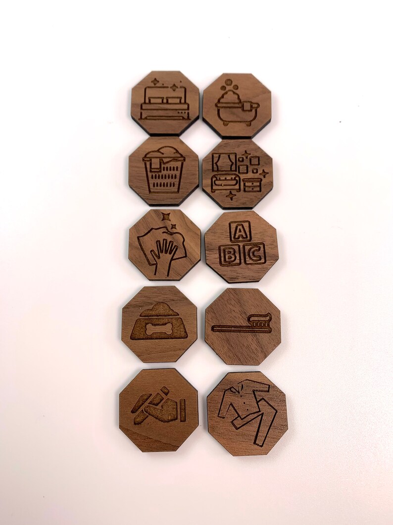 Kids Responsibility Chart With Reward System Etsy