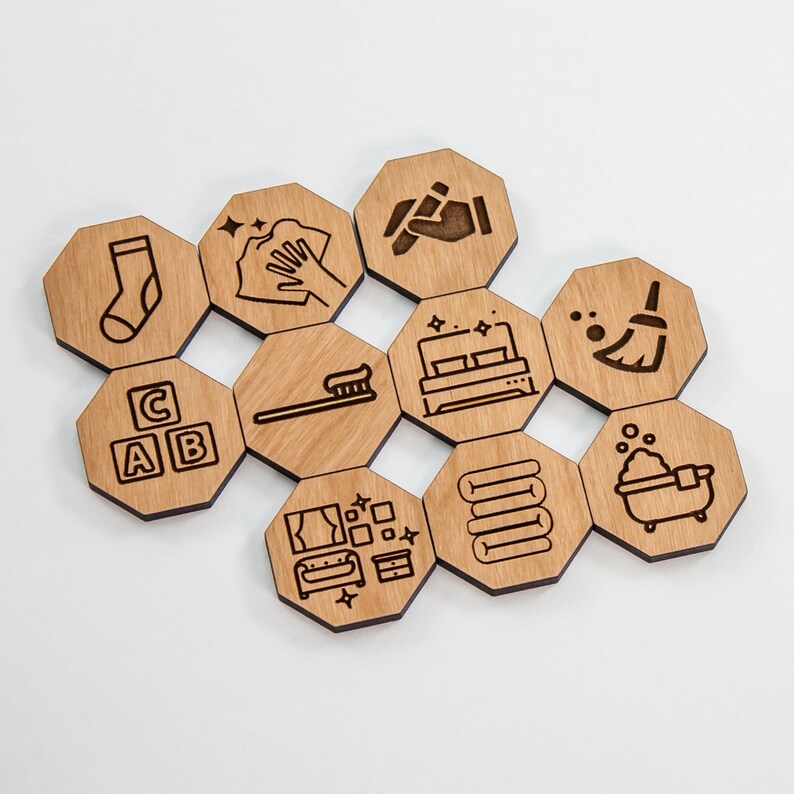 Kids Responsibility Chart With Reward System Etsy