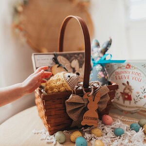 Easter Basket Tags: Personalized Easter Basket Tag One Ear Down image 3