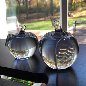Steuben Glass Apple - Etsy