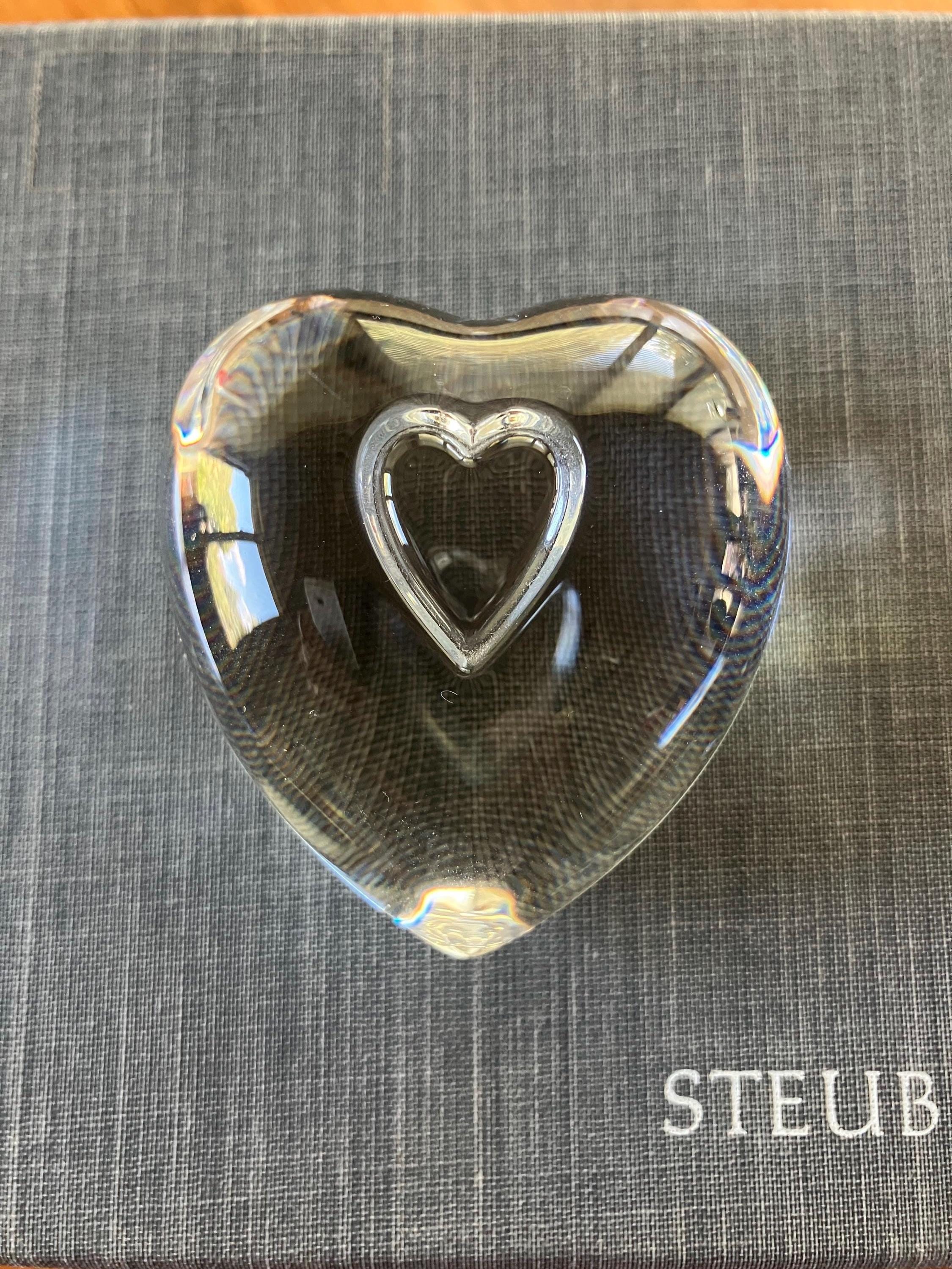 Steuben Heart - Etsy