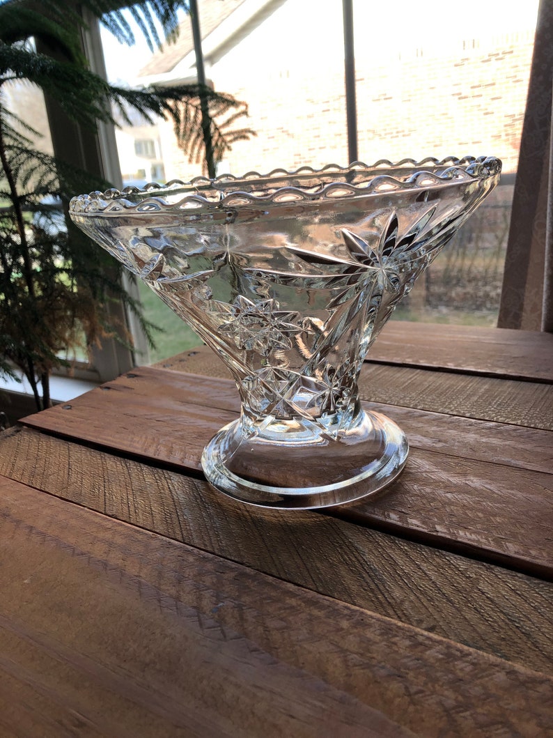 EAPC Large Punch Bowl Stand, Early American Prescut Anchor Hocking Etsy
