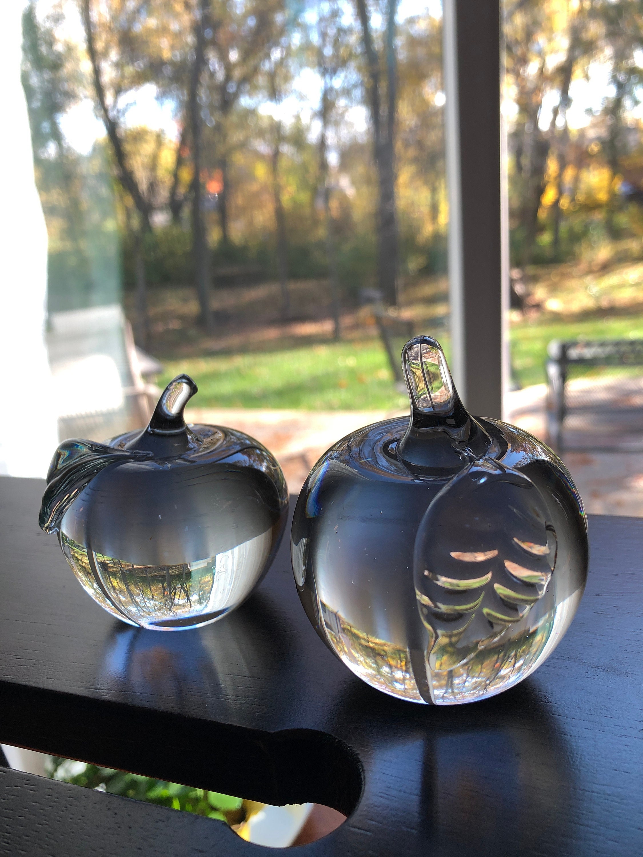 Steuben Crystal Apple - Etsy