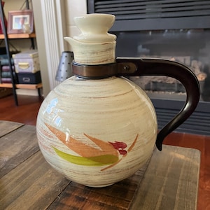 Vernon Kilns Tradewinds by Metlox Coffee Carafe Vernonware 1950’s