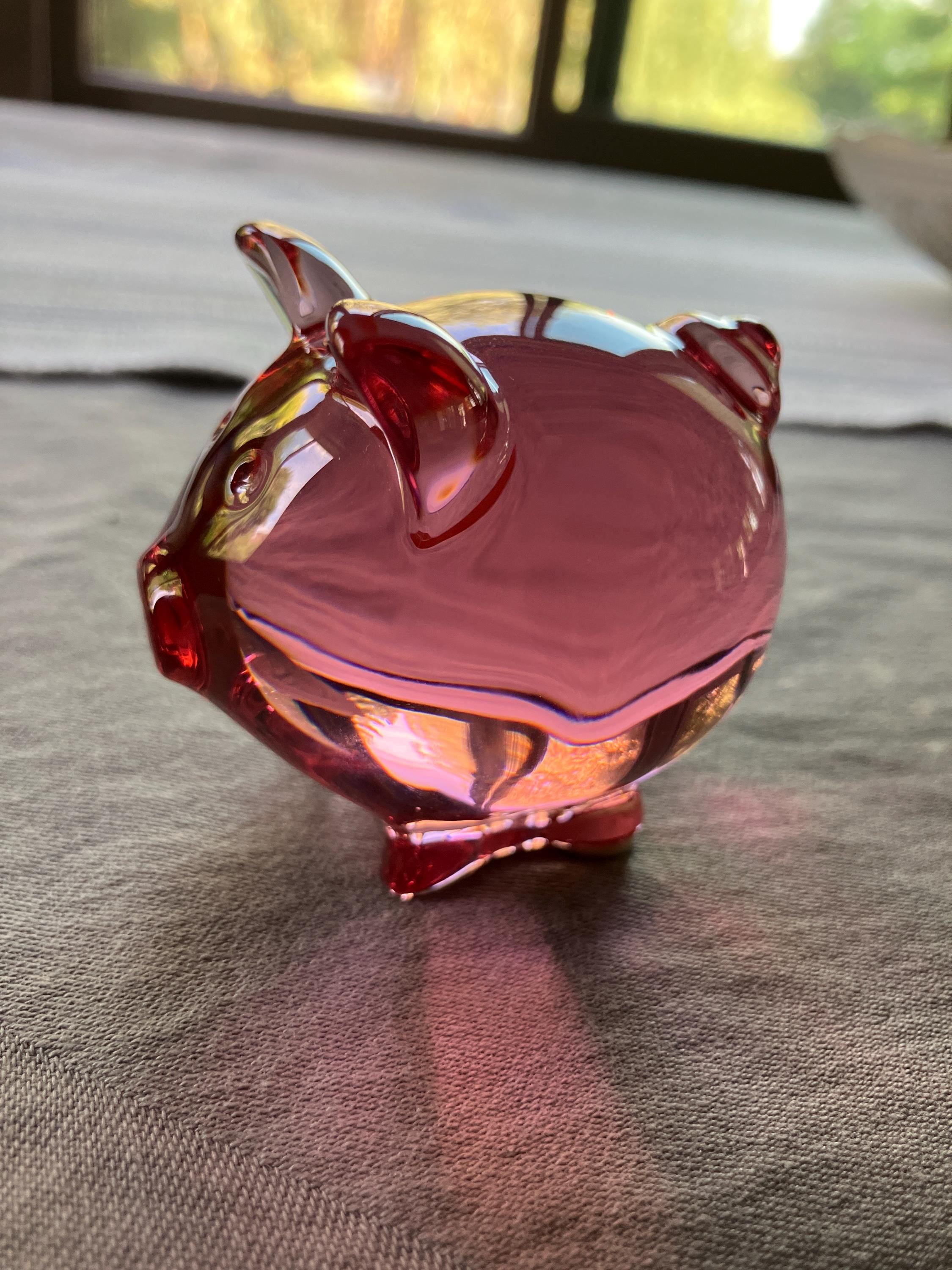 Steuben Pink Glass - Etsy