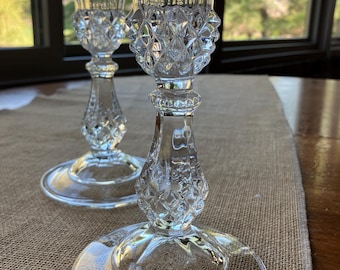 Cristal D’Arques Longchamp Crystal 6.5” Candlesticks