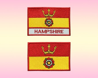 Nottinghamshire County Flag Patch Iron On Patch Sew On Embroidered Patch For Shirts T-Shirts Cute Patch United Kingdom County Flag