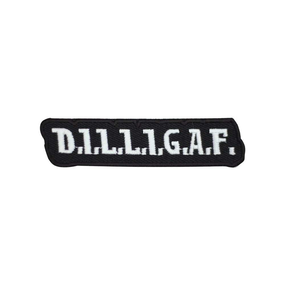 Mr. DP Slogan Embroidered patches