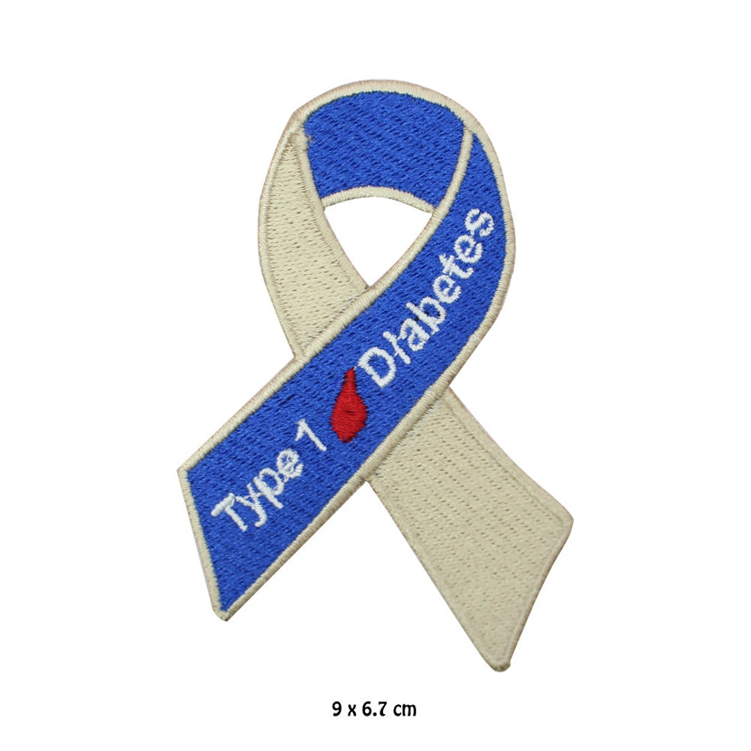 Type 1 Diabetes Patch Embroidered Iron on Patch Sew on Badge Etsy