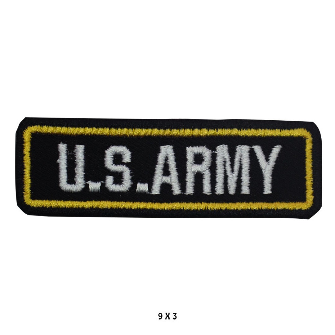 U.S Army Words Text Slogan Patch Embroidered Iron on Patch Sew - Etsy