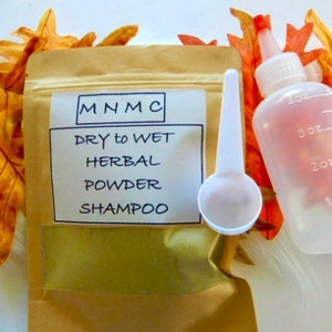 Dry to Wet Herbal Powder Shampoo