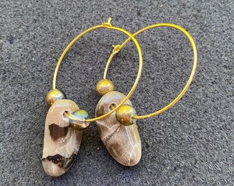 P-Town (Petoskey Stone) Earrings