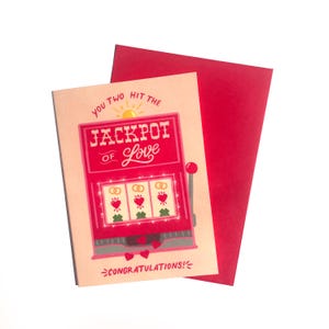 Jackpot of Love Glückwunschkarte