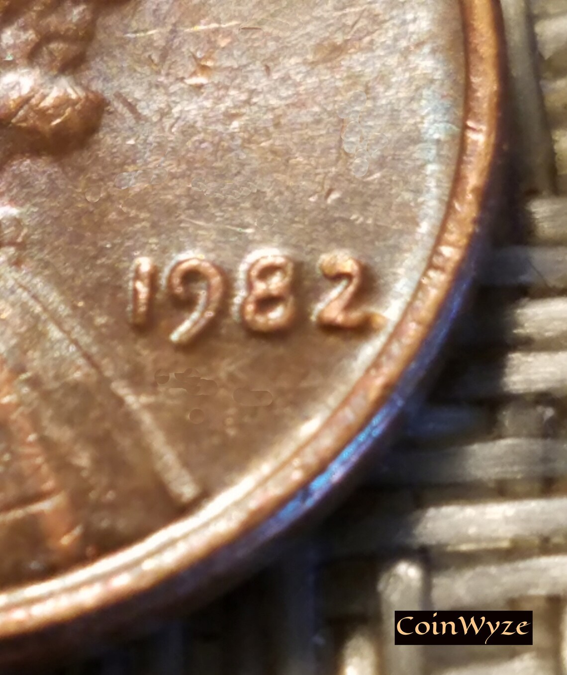 1982 NM Transitional Error Lincoln Penny 3.1 Gram Large Etsy
