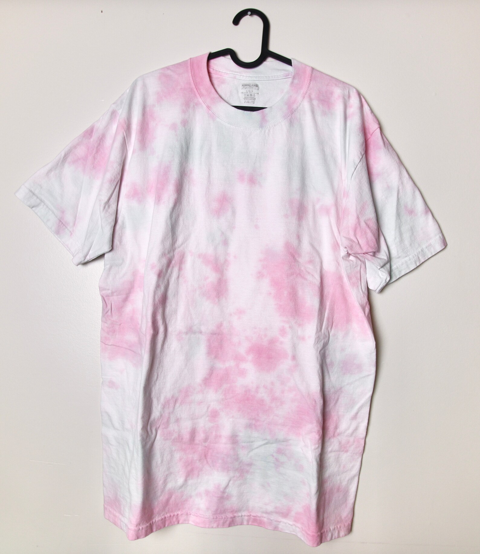 Pastel Tie Dye Full Length TShirt Relaxed Fit Pink Tie Etsy