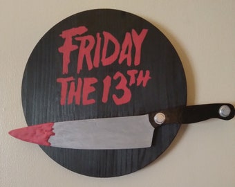 Friday the 13th 3D wall sign