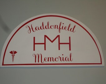 Haddonfield Memorial hospital sign, Halloween, Michael Myers