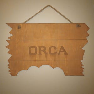 Orca sign / Jaws