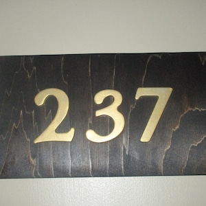 Room 237 wall plaque from the Overlook hotel