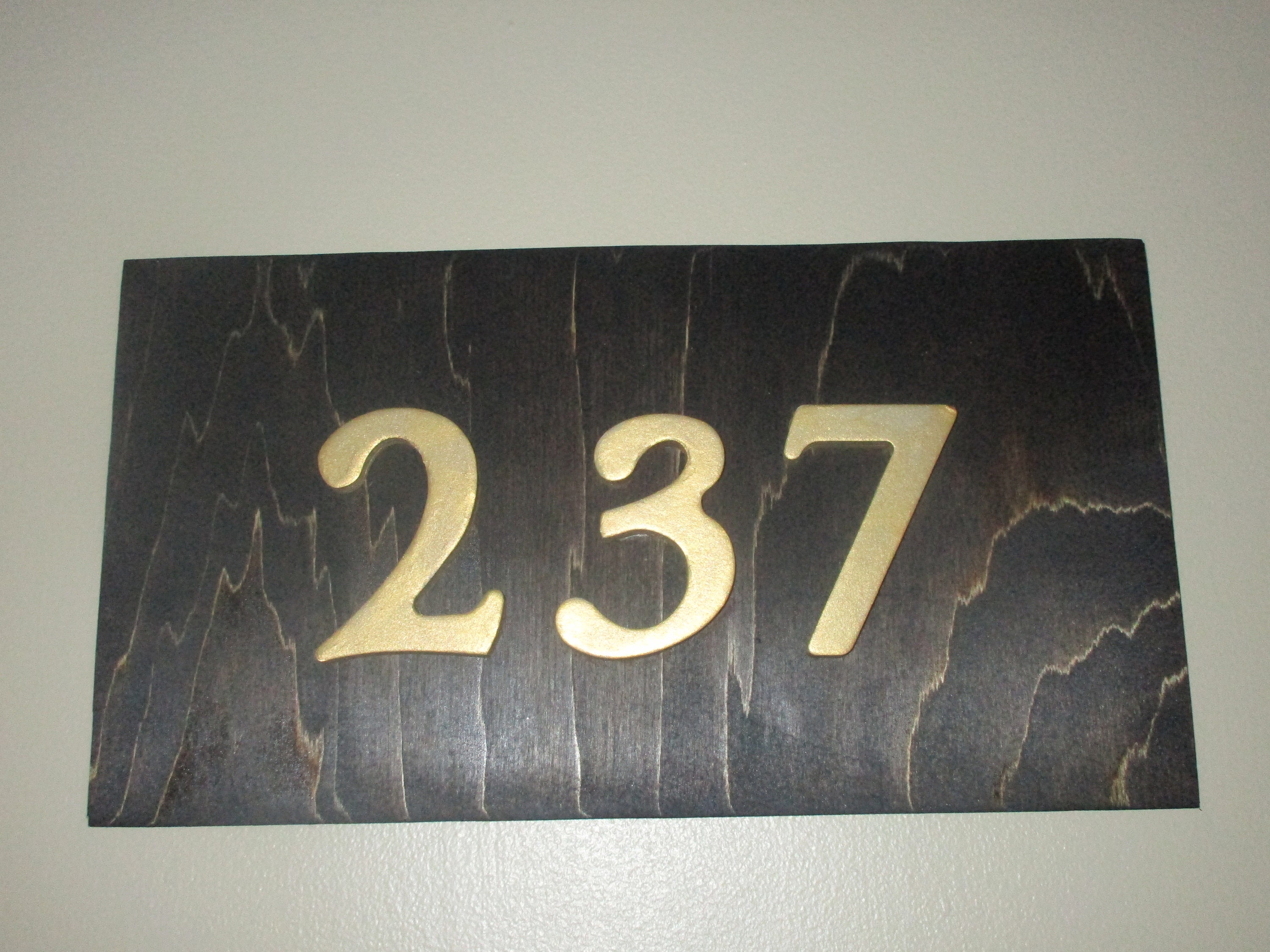 Room 237 Wall Plaque From the Overlook Hotel - Etsy