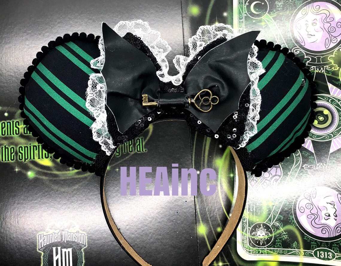 Haunted Mansion Maid Ears Hitch Hiking Ghosts Ears Hatbox Etsy