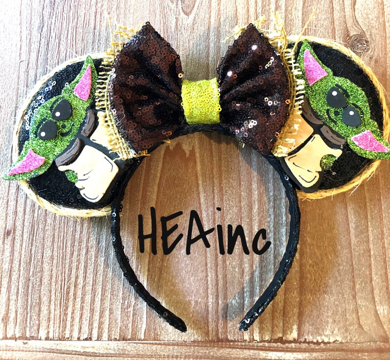 Download Baby yoda ears star wars ears Mickey ears Minnie Ears | Etsy