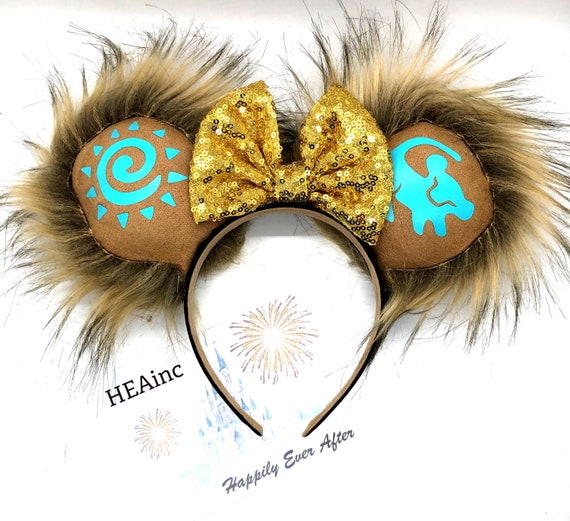 Lion King Ears Mickey Ears Minnie Ears Animal Kingdom Ears - Etsy Lion King Ears Mickey Ears Minnie Ears Animal Kingdom Ears - Etsy