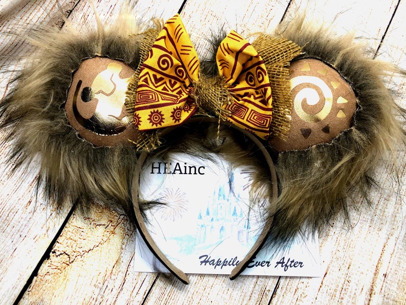 Lion king ears Mickey ears minnie ears animal kingdom ears | Etsy