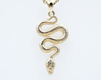 9ct gold hotsell snake necklace