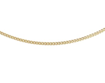 Solid 9ct Gold Curb Link Chain