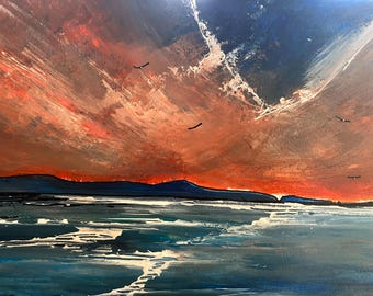 Blue Mountains Wild Atlantic Way A4 -273 Etsy