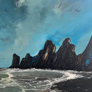 St Finian's Bay - Wild Atlantic Way - A3 Acrilico