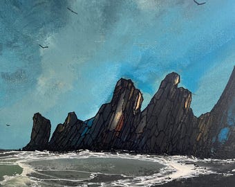 St Finian's Bay - Wild Atlantic Way  - A3 Acrylic