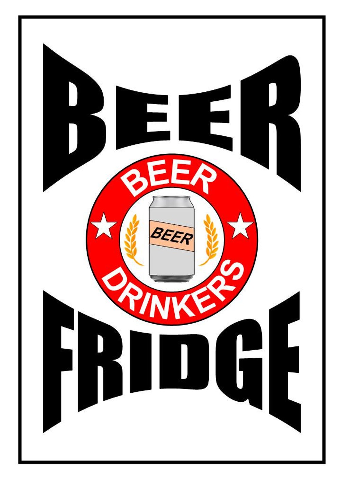 Beer Drinkers Beer Fridge Beer Fridge Etsy