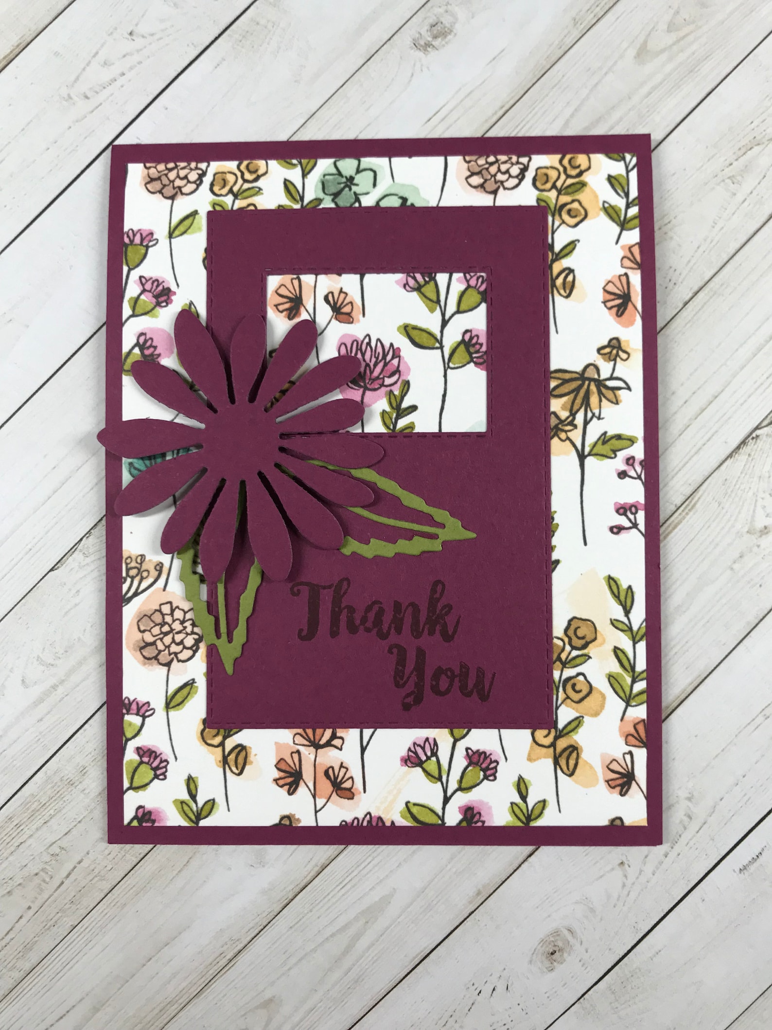 Thank You Handmade Card Set Etsy