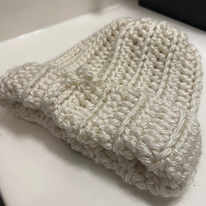 Handmade Crochet Beanie Hat – Available with Silk Lining
