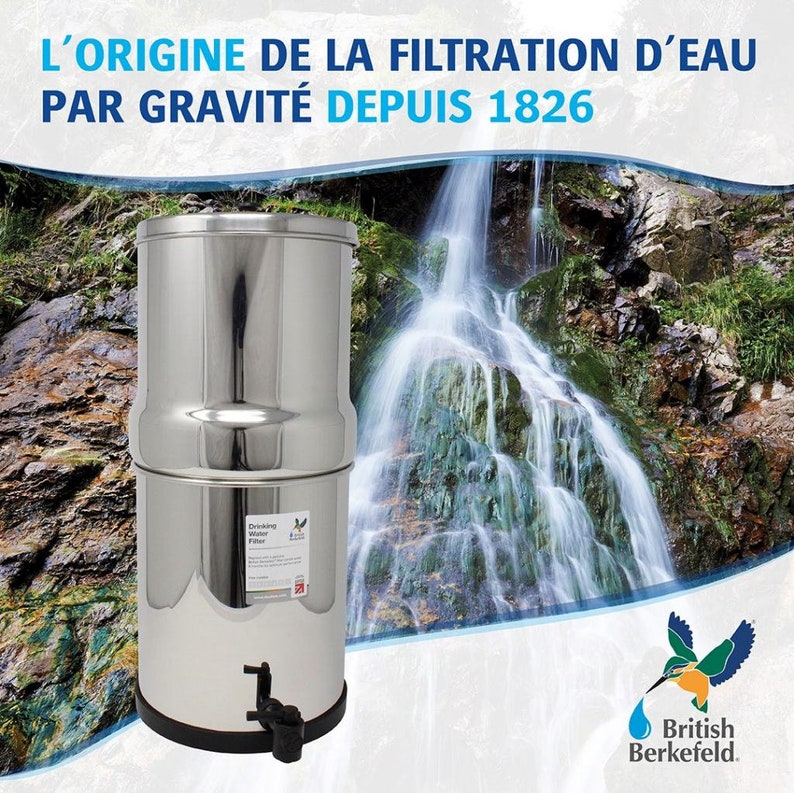 British Berkefeld 8.5l équipé de 2 cartouches ultra sterasyl image 2