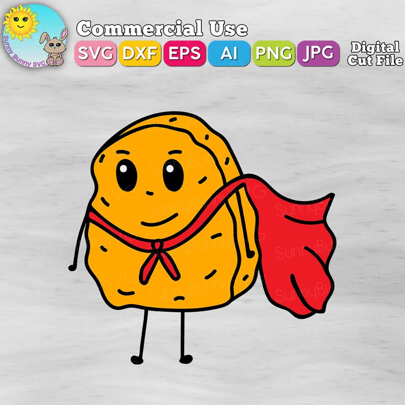 Download Chicken Nugget Side Cape SVG chicken nuggets svg chicken ...