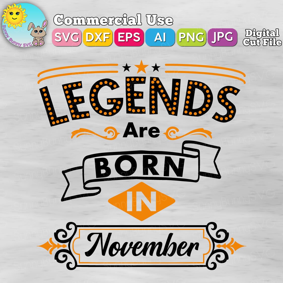 Download November Birthday Svg Legends Are Born In Nov Svg Birthday Etsy