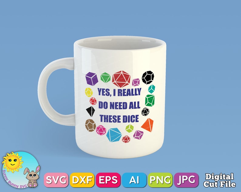 Download Oui jai vraiment besoin de tous ces dés SVG Chemise du MDN ...