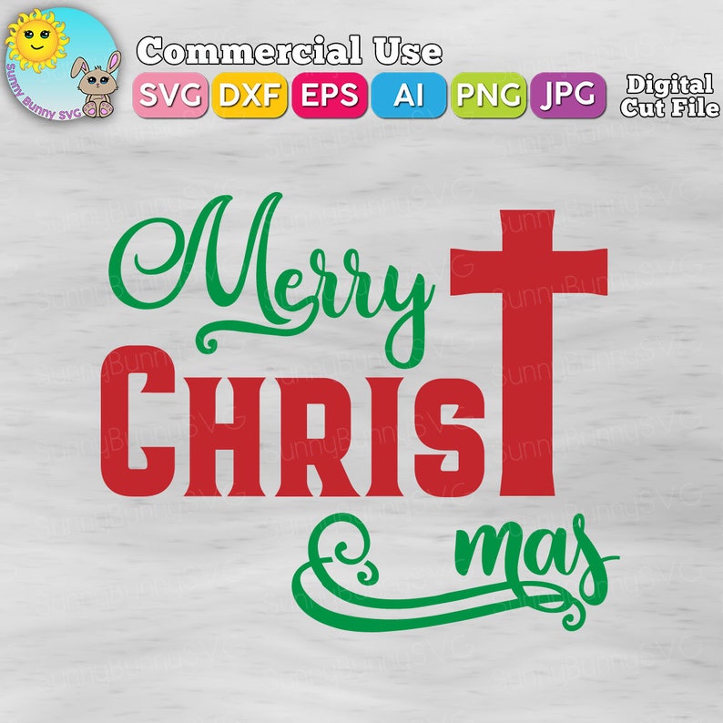 Download Cross svg Religious Christmas SVG merry christmas svg | Etsy