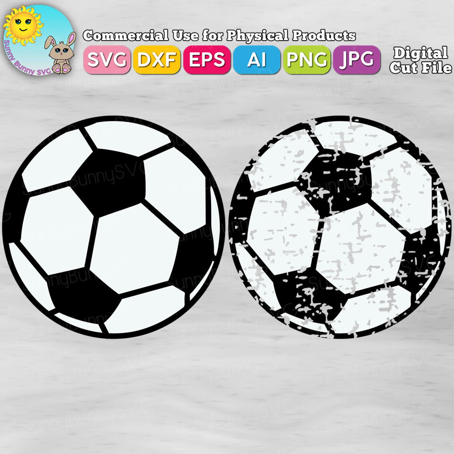 Grunge Soccer Ball Svg Distressed Soccer Svg Svg Bundle Etsy