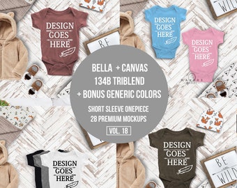Bella Canvas Infant Mockup Bodysuit 134b Mockup Bella Mockup Etsy