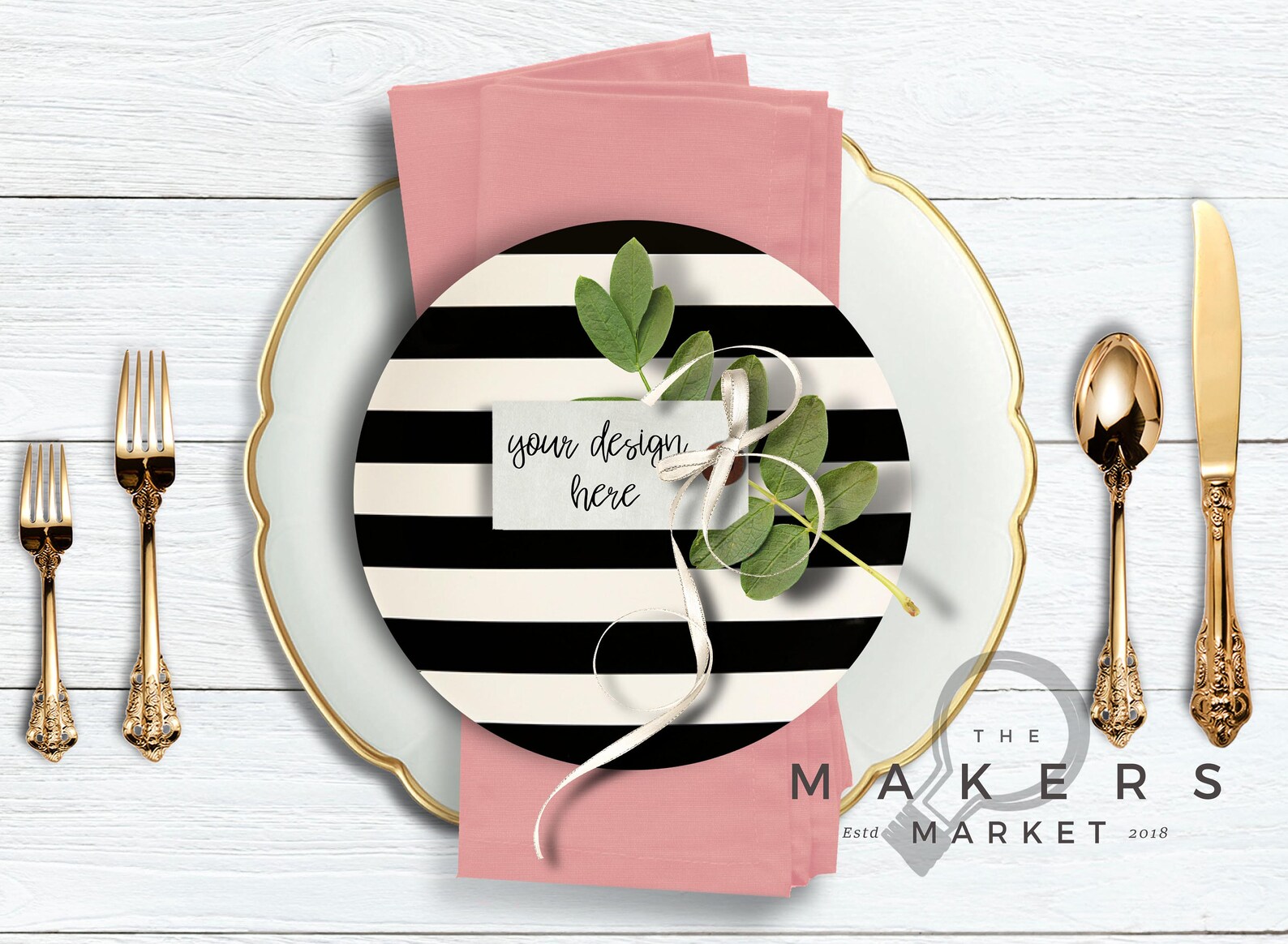 Wedding Mockup/ Place Card Mockup/ Stock Photo/ Wedding