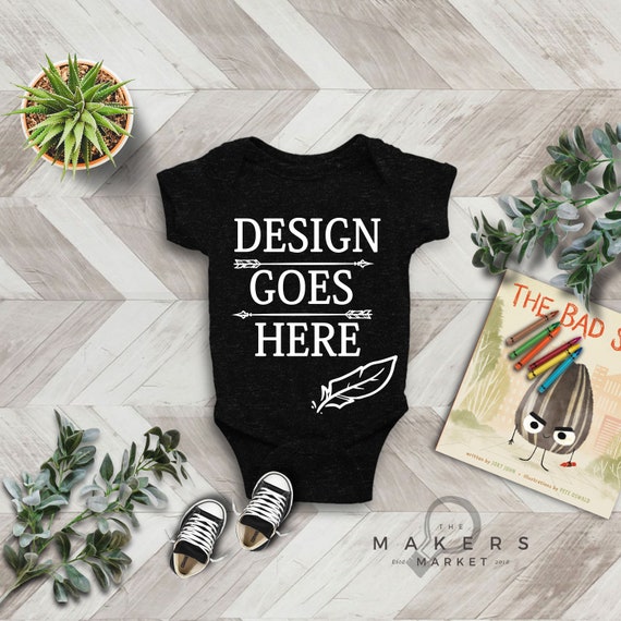 Charcoal Black Bodysuit Mock Up Bella Canvas Bodysuits 134b Etsy