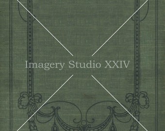 Ornamental Book Cover Antique Vintage Photograph Instant Digital Download