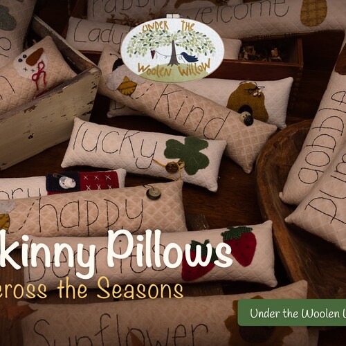 Skinny Pillows Across the Seasons Book Etsy