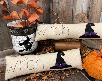 Witch Skinny Pillow PDF Pattern