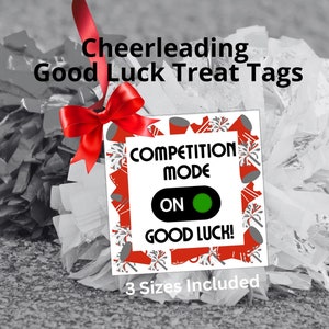 Etiqueta de porristas, etiqueta de regalo para porristas, etiqueta de porristas de buena suerte, etiqueta de refrigerio para porristas, etiqueta de porristas imprimible, etiqueta de porristas, etiqueta de porristas, campamento de porristas